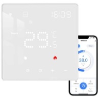 MIUCDA WT400S-3A-W nowoczesny termostat z WiFi Tuya Alexa Google Home Biały