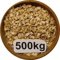 Owies Bezłuskowy Gnieciony, Płatki Owsiane z Owsa Bezłuskowego 500kg, 2025r