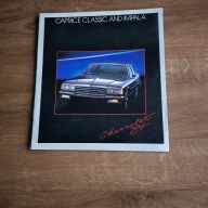 Chevrolet Caprice Classic and Impala 1984 USA