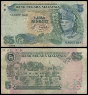 BNA - MALEZJA 5 Ringgit 1983 NA 6091840 # P20