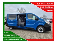 RENAULT TRAFIC LONG BRYGADÓWKA 6 OSÓB DUŻA NAVI KLIMA TEMPOMAT CZUJNIKI HAK