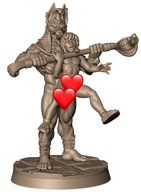 Egyptian Naughty Male Diorama Pinup RPG Druk 3D