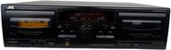 JVC TD-W218 Magnetofon Deck 2-Kasetowy Auto-Reverse Sprzęt Vintage