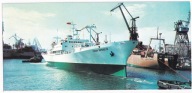 Gdańsk statek M. Łomonosow pilot Centromor lata 80 REKLAMA x824