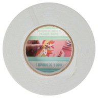 Dwustronna Taśma Piankowa z warstwą ochronną 18mm x 10m Duża