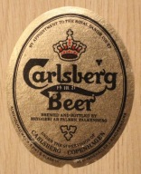 ETYKIETA - Carlsberg Beer - CARLSBERG - COPENHAGEN - KOPENHAGA