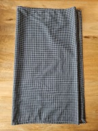 bieżnik / obrus * czarny w białą kratkę 