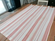 BAWEŁNIANA RUSTYKALNA ZASŁONA NA SZELKACH DREWNIANE GUZIKI 109 x 178 nr.13