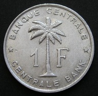 Kongo Belgijskie 1 frank 1959 - palma