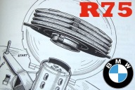 BMW R 75 filtr powietrza wkład zbiornik Sahara TANIO Luftfilter air filter