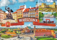 WARSZAWA - RYNEK - PAŁAC - WILANÓW - ŁAZIENKI - PLAC ZAMKOWY - HERB