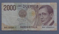 2000 LIRÓW z 1990 roku WŁOCHY , RZADKI I ŁADNY
