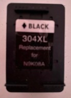 HP WKŁAD TUSZ 304XL BLACK N9K08A ZAMIENNIK PUSTY
