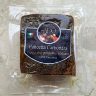 Pancetta Carbonara Włoski Boczek Dojrzewający w Kadziach z Marmuru 250g