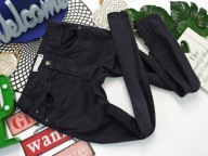 Lindex - granatowe spodnie skinny r 146