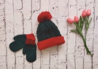 Czapka plus rękawiczki 3/4 latka