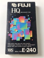 FUJI HQ E-240 KASETA VIDEO VHS MAGNETOWID