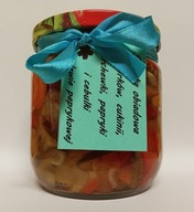 Sałatka obiadowa łagodna - domowa mix warzyw w zalewie paprykowej 425 ml