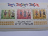Dania - Wyspy Owcze - stroje ludowe - Mi. bl.1 **