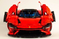 Klocki konstrukcyjne techniczne supercar auto sportowe wyścigowe wyścigówka