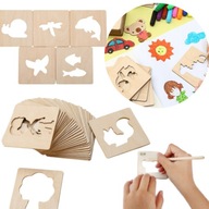 HIT Gra planszowa kółko i krzyżyk drewniana 3+ ROZWOJOWA GRA NAUKA ZABAWA