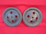 STARE METALOWE KOŁA NA GUMACH - DO WÓZKA