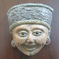 Ceramiczna maska z Meksyku