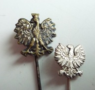 ORZEŁ POLSKA Godło Symbol Rzeczypospolita Polska PRL 2 sztuki