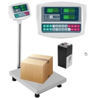 SKLEPOWA PLATFORMOWA ELEKTRONICZNA WAGA MAGAZYNOWA DO 100kg 30X40CM