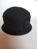 kapelusz czarny damski