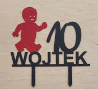 topper na tort dekoracja urodziny personalizacja wiek imię LEGO!!!