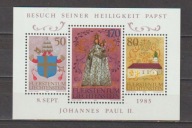 LIECHTENSTEIN 1985 BLOK