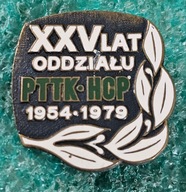 ODZNAKA XXV LAT ODDZIAŁU PTTK - HCP 1954-1979