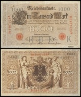 BNN - NIEMCY 1000 Marek 1910 K-2467525A # P44b # RED # rew. jasny brąz # VF