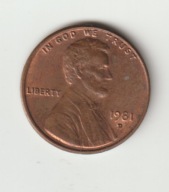 USA 1 cent 1981 D