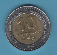 (1UR31) Urugwaj 10 peso, 2000