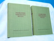 RETZ PAMIĘTNIKI KARDYNAŁA RETZA WIEK XVII bdb- x 2 tomy