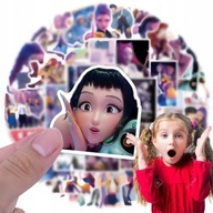 K-Pop: Demon Hunters naklejki łowczynie demonów 10szt losowo WYSOKA JAKOŚĆ