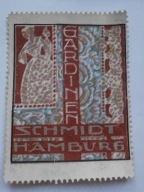 Schmidt - Hamburg - firany - zalepka reklamowa