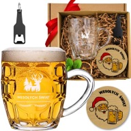 GRAWEROWANY KUFEL ŚWIĄTECZNY ZESTAW prezent na święta dla mężczyzny niego
