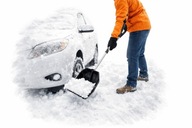 ŁOPATA DO SAMOCHODU MAŁA TELESKOPOWA MOCNA DO ŚNIEGU ZIMA PODRĘCZNA ZIMOWA