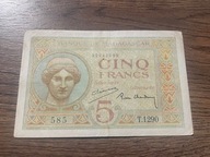 Madagaskar - 5 franków