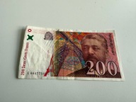 ! 200 franków Francja 1997; P#159; stan XF EIFEL !