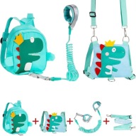 SZELKI BEZPIECZEŃSTWA 4W1 DLA NIEMOWLĄT OBRACANE 360 PLECAK SMYCZ SZELKI