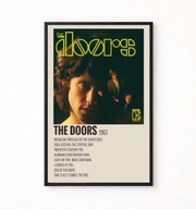 Plakat A4 z ramką THE DOORS 21x29,7cm