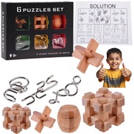 ŁAMIGŁÓWKI LOGICZNE UKŁADANKA PUZZLE ZABAWKA ŚWIĘTA DLA DZIECI PREZENT