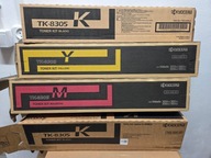 Tonery Kyocera NOWE TK-8305 2x Czarny, Żółty, Czerwony ORYGINAŁY !!!