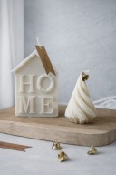 Świeca sojowa zestaw 2szt Home for Christmas Święta domek prezent |noya