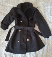 Płaszcz Flauszowy dziewczynka