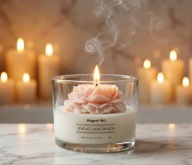 KWIAT ZANZIBARU - Świeca artystyczna - Margaret-Arts